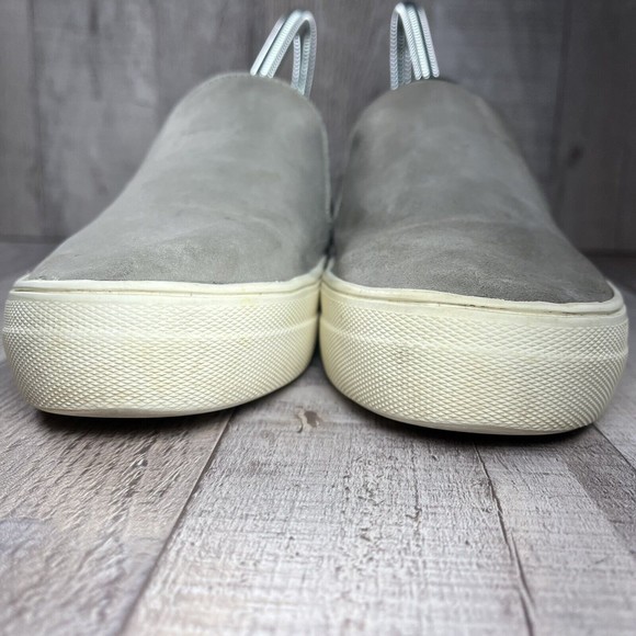 Steve Madden Women's Gills Platform Suede Leather Shoes Slip-On Gray Size 5.5 M - Picture 12 of 13